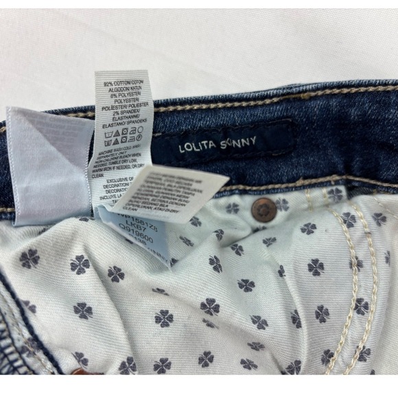 Lucky Brand Lolita Skinny Jeans Women's 4/27 Blue Denim Stretch - Picture 5 of 12